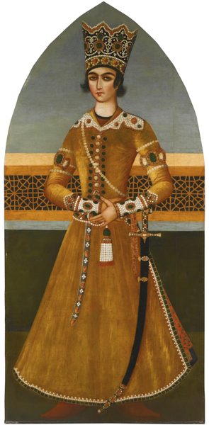 A Large Portrait of Crown Prince 'Abbas Mirza, attributable to Mihr 'Ali, Persia, Qajar, circa 1800 by Sotheby's