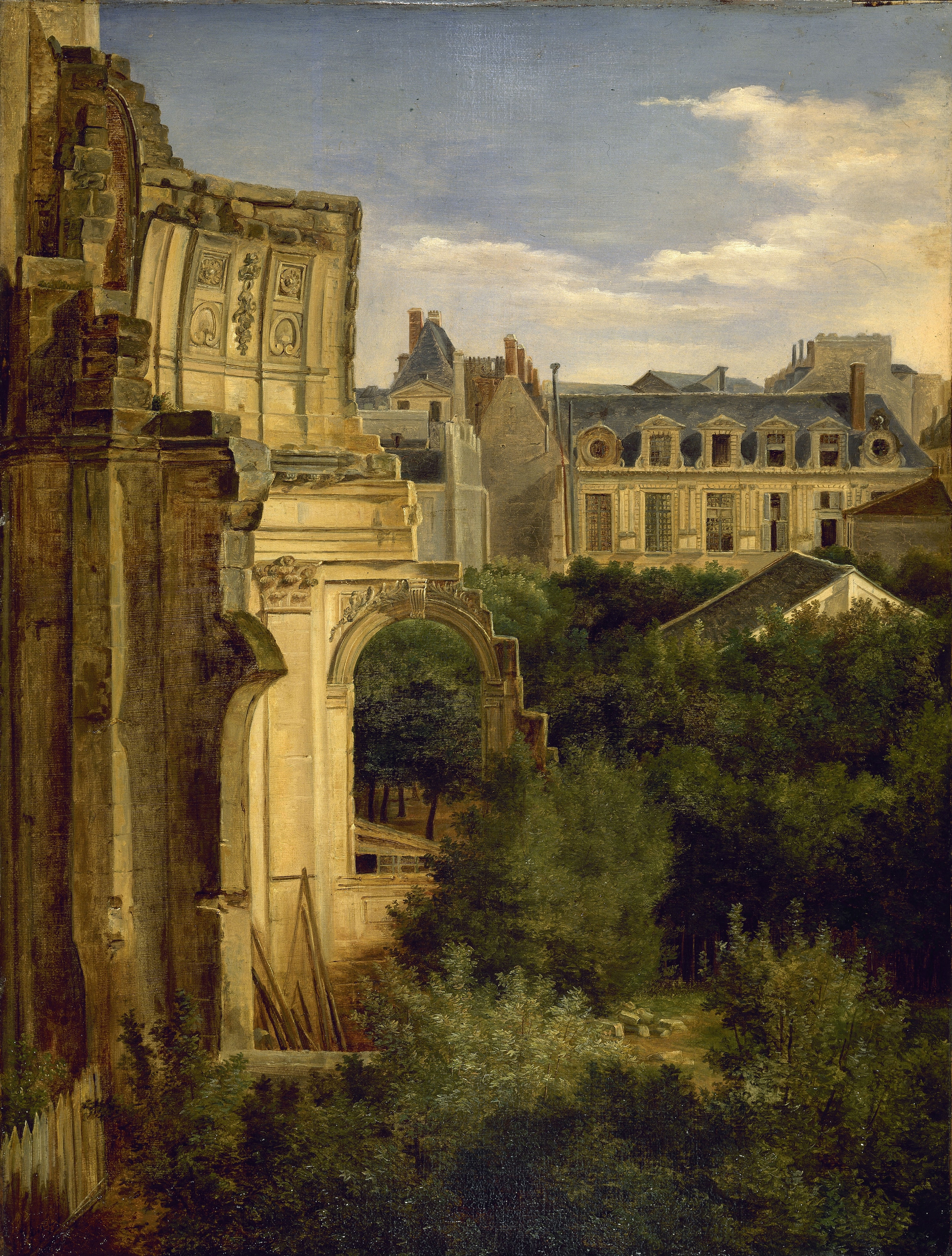 French: Ruines de l'église Saint-Louis-du-Louvre et hôtel de Longueville by Lina Jaunez