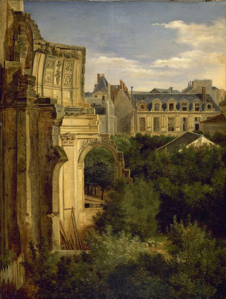 French: Ruines de l'église Saint-Louis-du-Louvre et hôtel de Longueville by Lina Jaunez