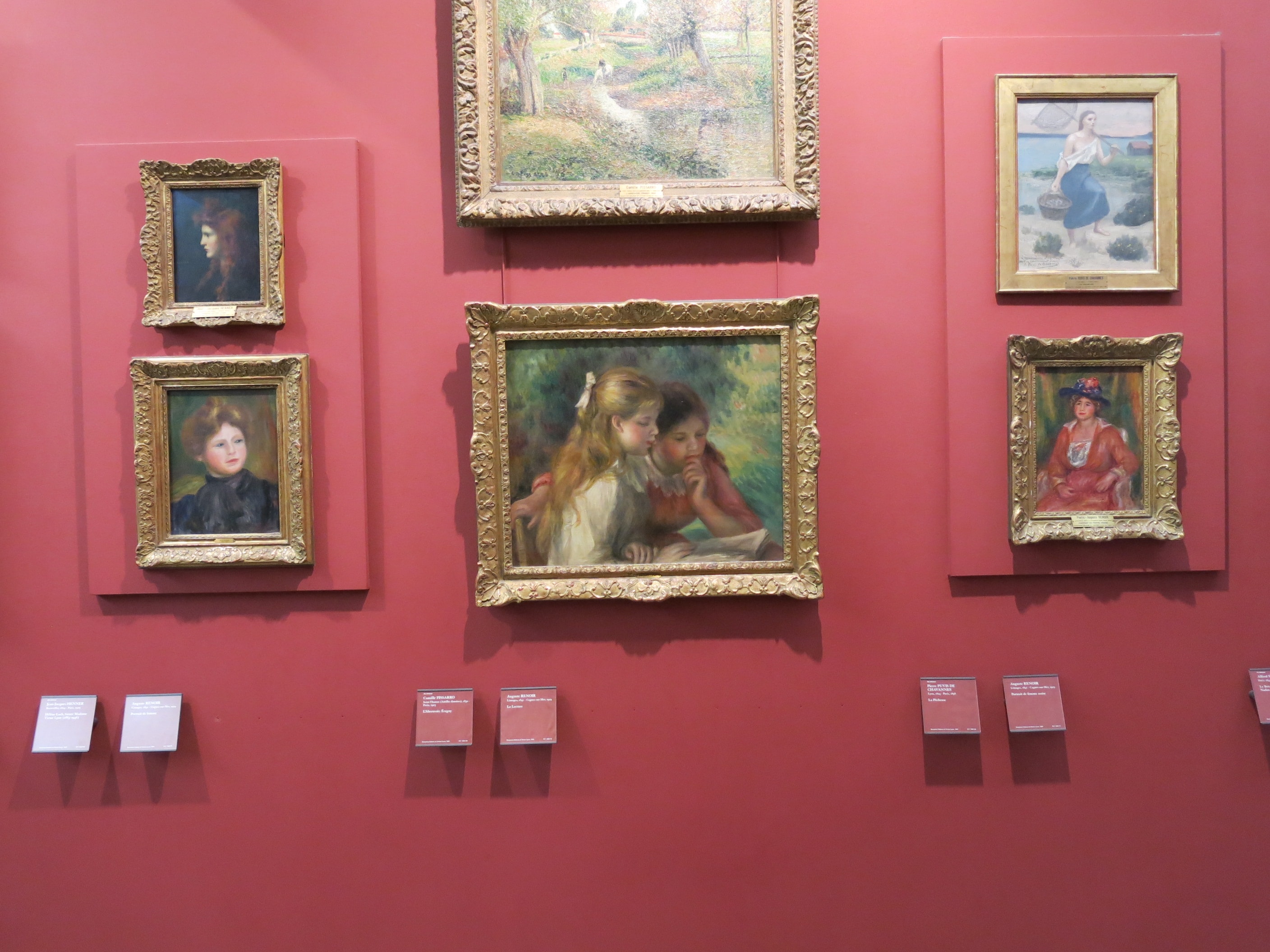 Some impressionist paintings in the Louvre by Tangopaso