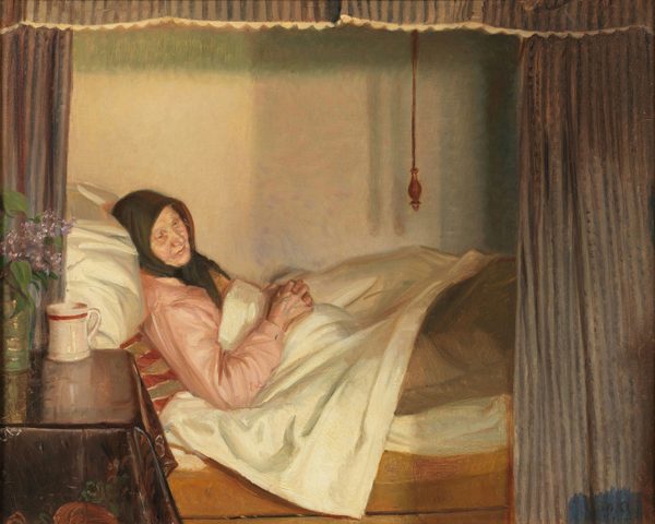 The Sick Woman by Michael Ancher