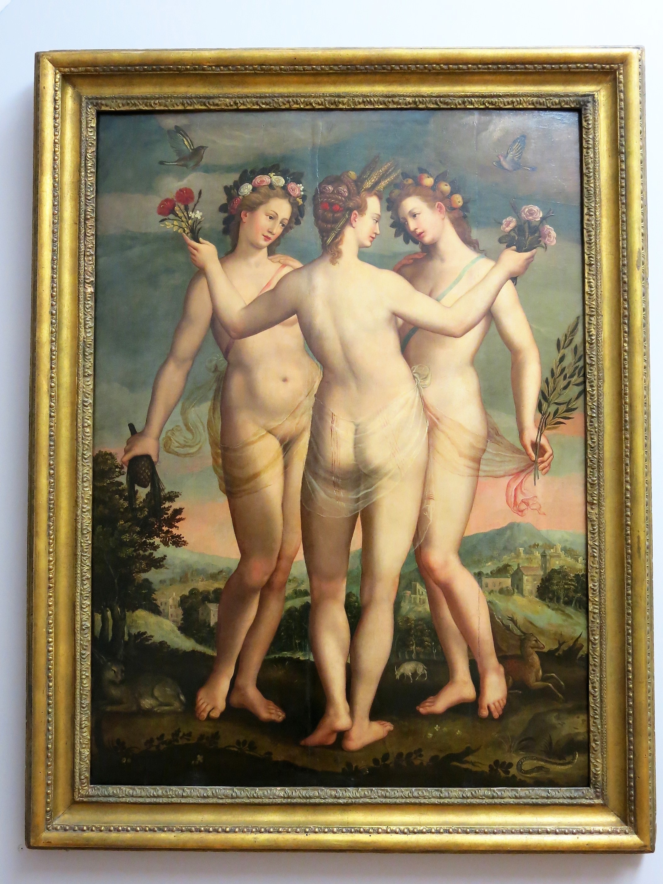 Les Trois Graces (Louvre, MNR 30) by Tangopaso