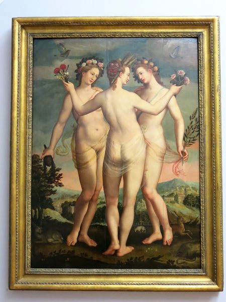 Les Trois Graces (Louvre, MNR 30) by Tangopaso