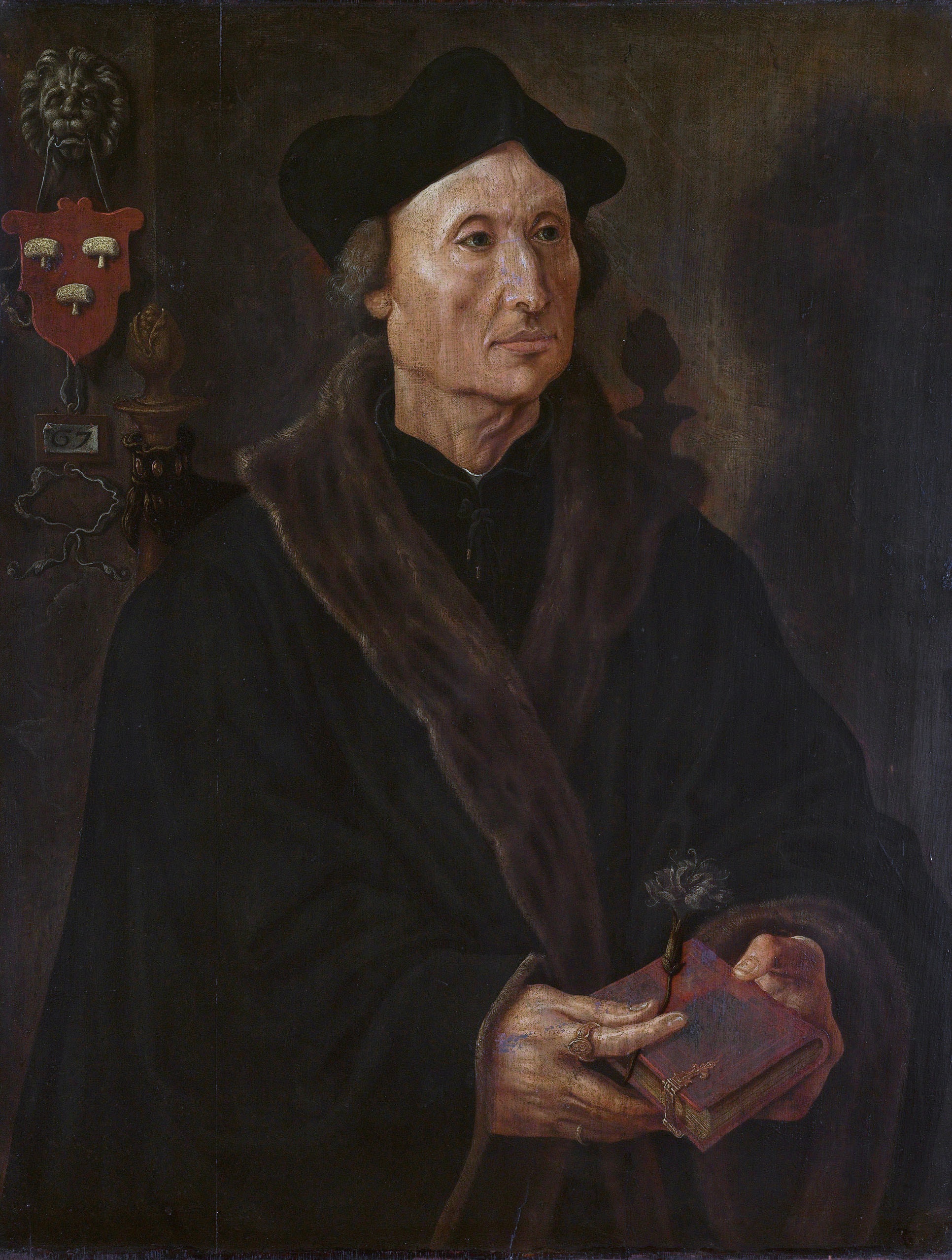 Portret van Johannes Colmannus (1471-1538) by Maarten van Heemskerck