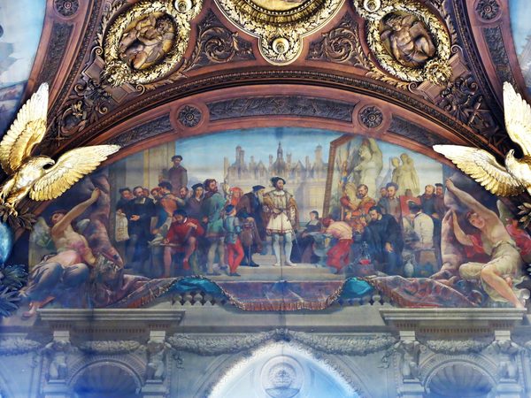 Lunette du Salon Denon (Louvre) - Francois Ier by Tangopaso