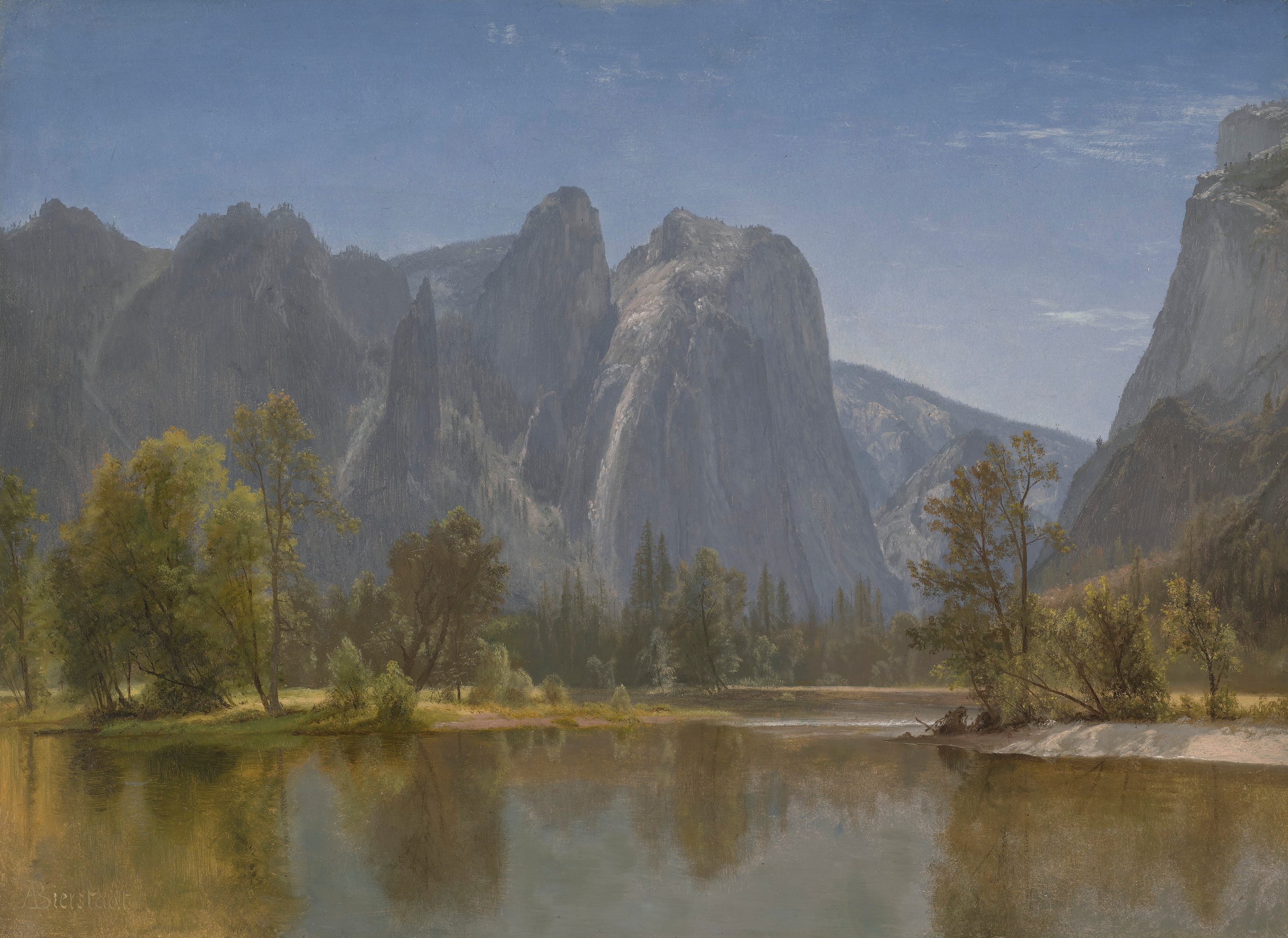 In the Yosemite by Albert Bierstadt