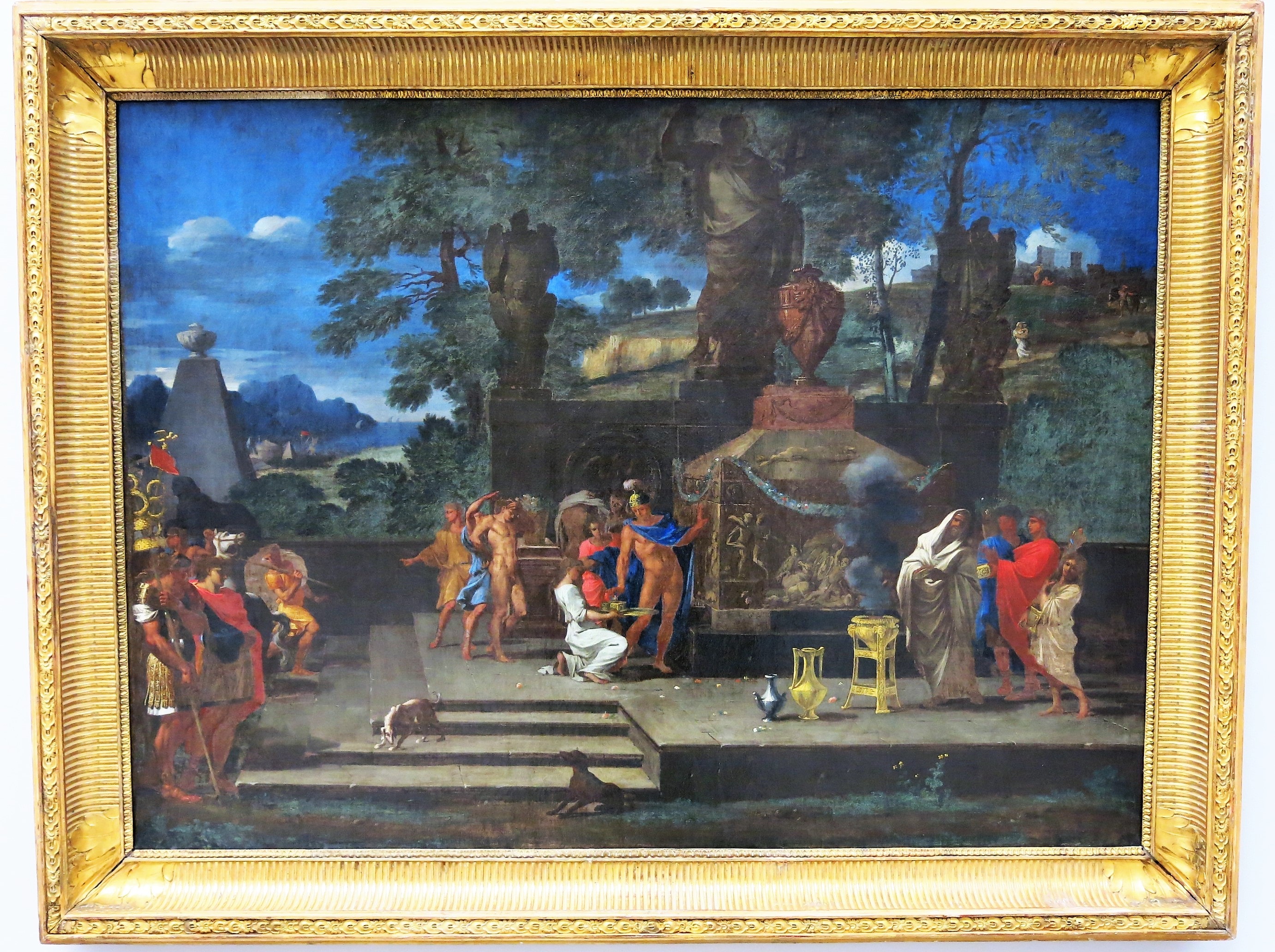 Alexandre au tombeau d'Achille - Thomas Blanchet (Louvre, INV 1290) by Tangopaso