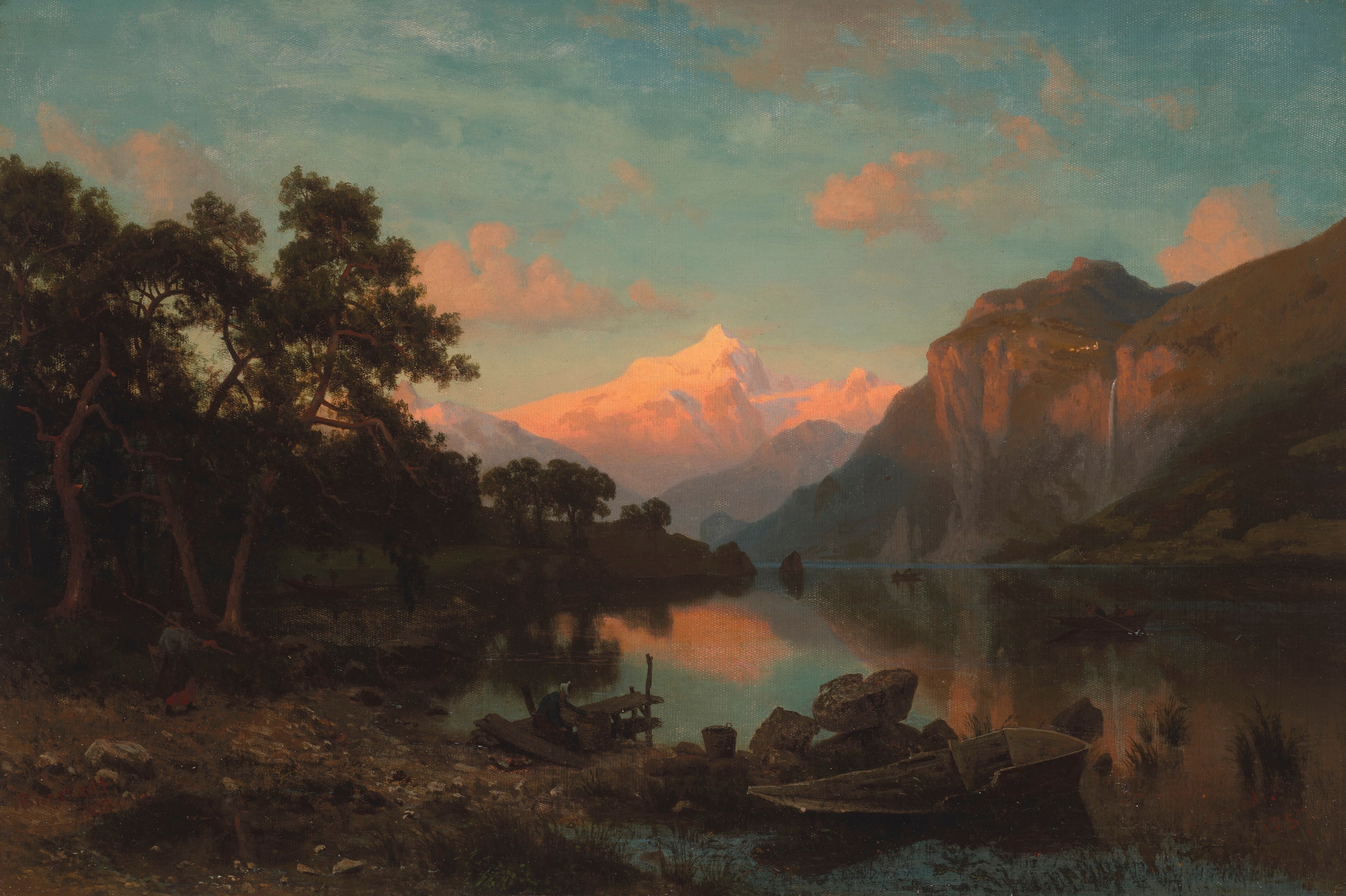 Lake Lucerne by Albert Bierstadt