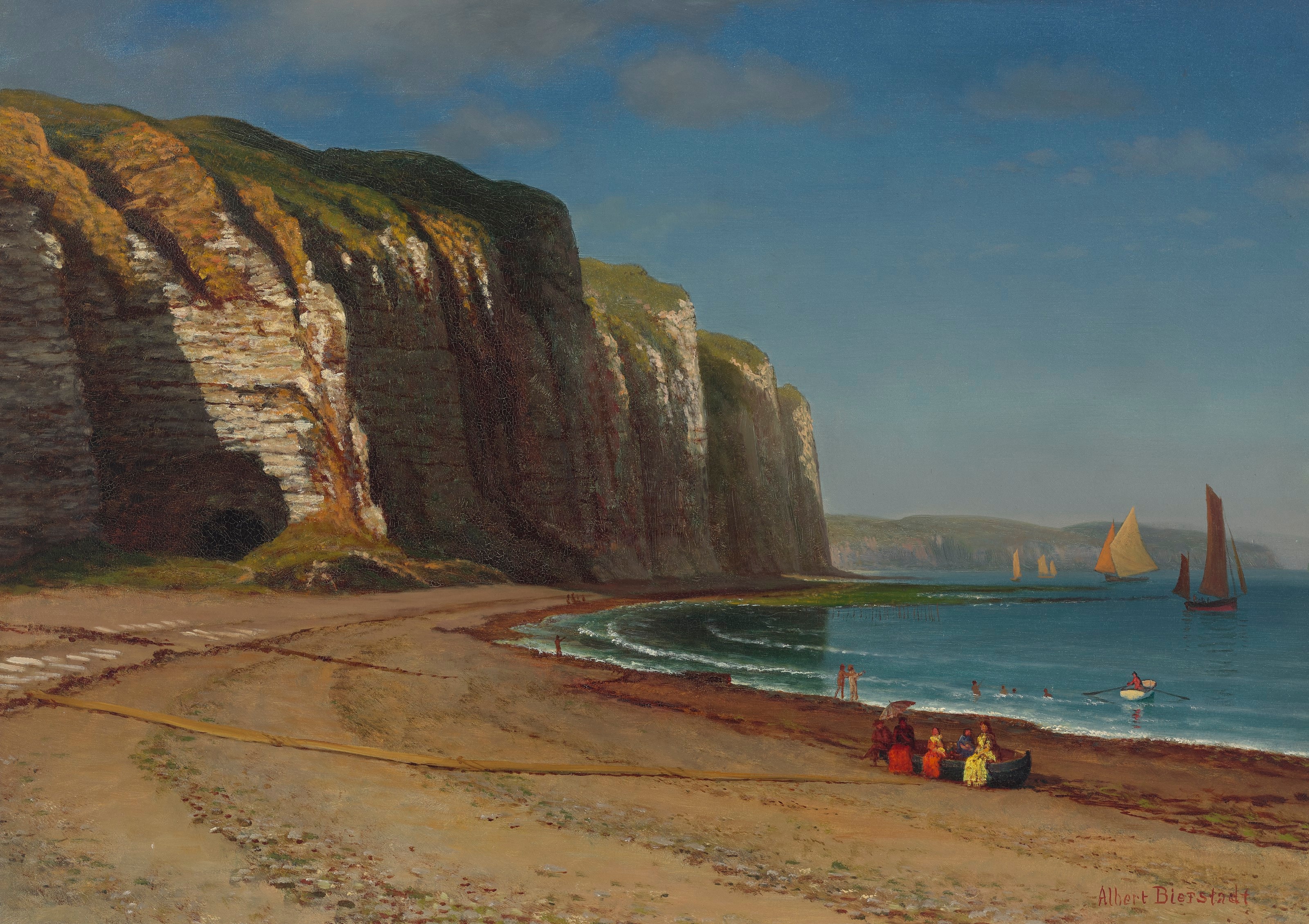 European Coast by Albert Bierstadt