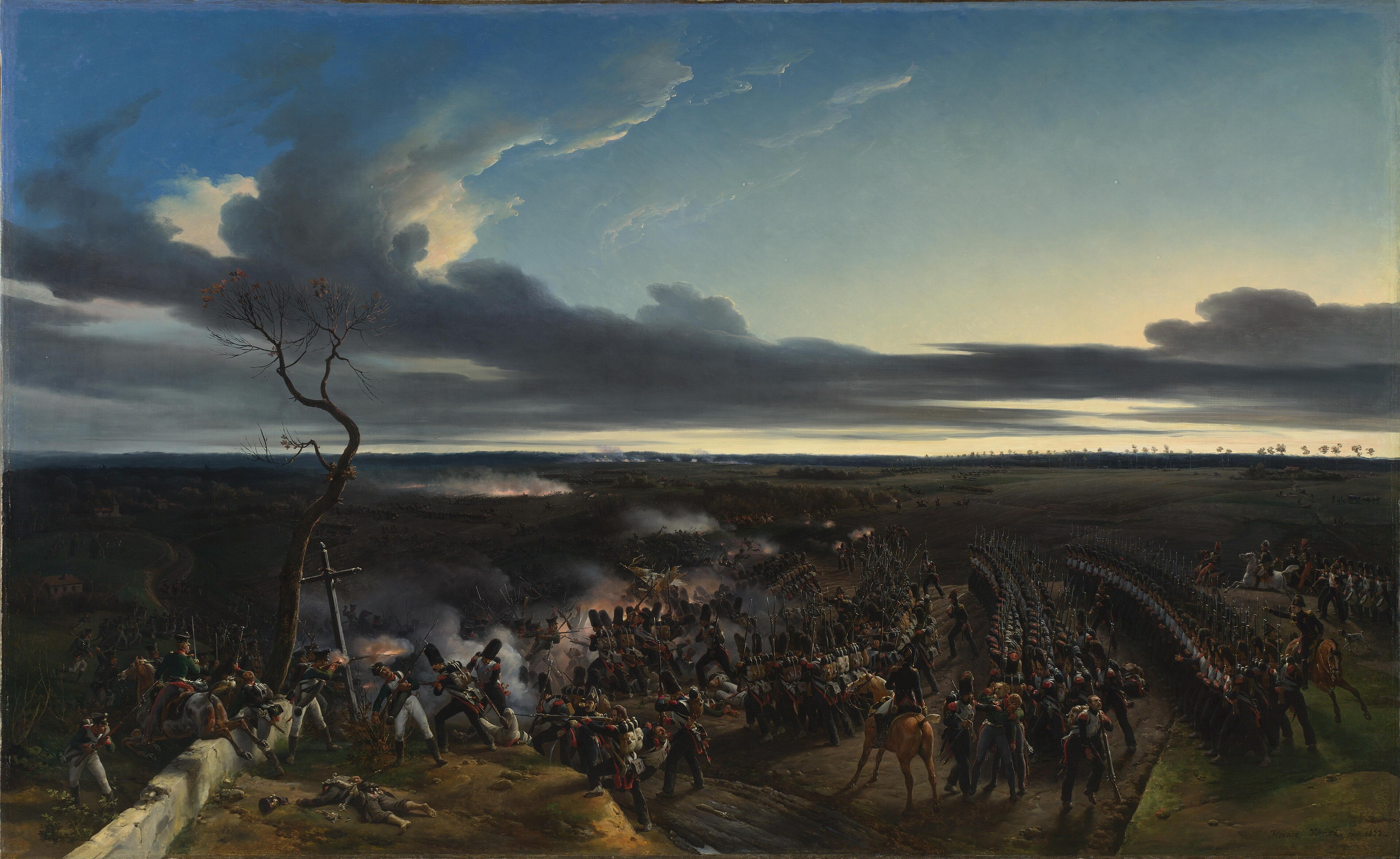 The battle of Montmirail by Horace Vernet
