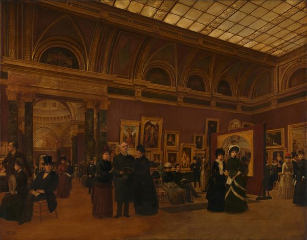 The National Gallery, Interior of Room 32 by Giuseppe Gabrielli