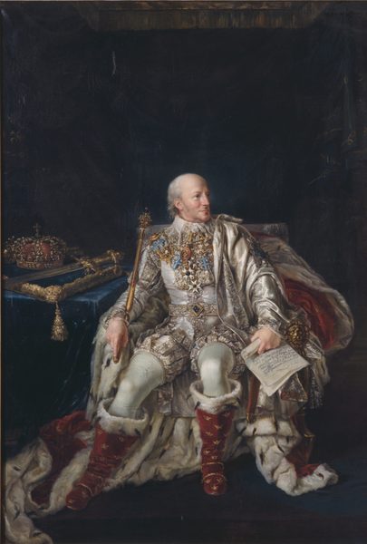 Karl XIII, 1748-1818, kung av Sverige och Norge by Per Krafft the Younger