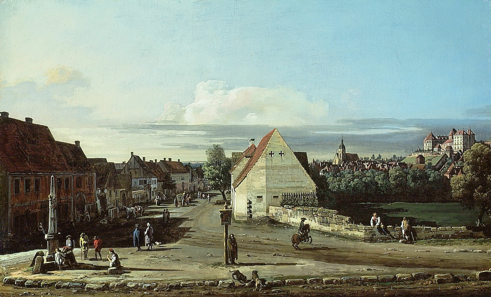 A work made of oil on canvas.