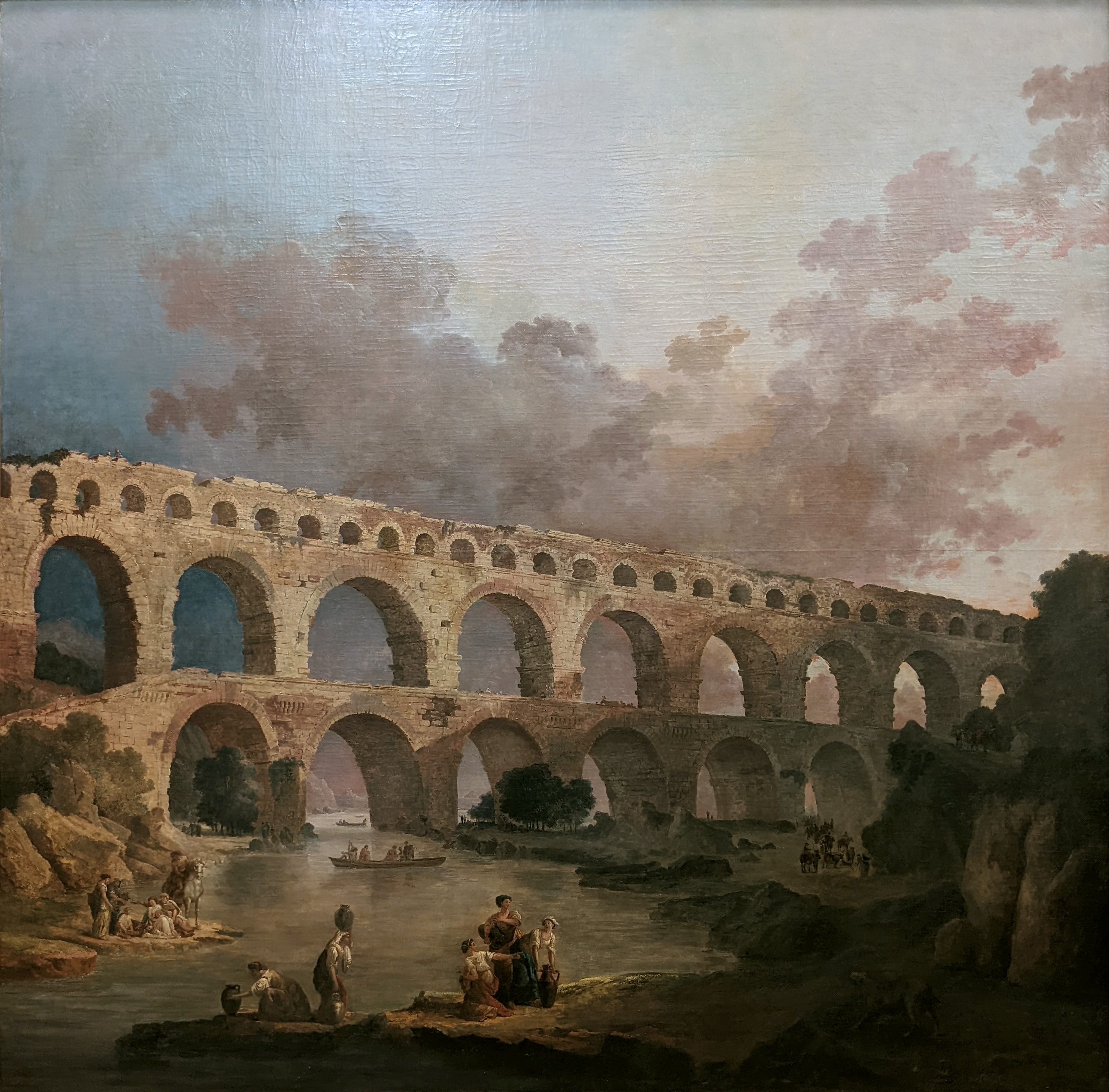 The Pont du Gard by Hubert Robert