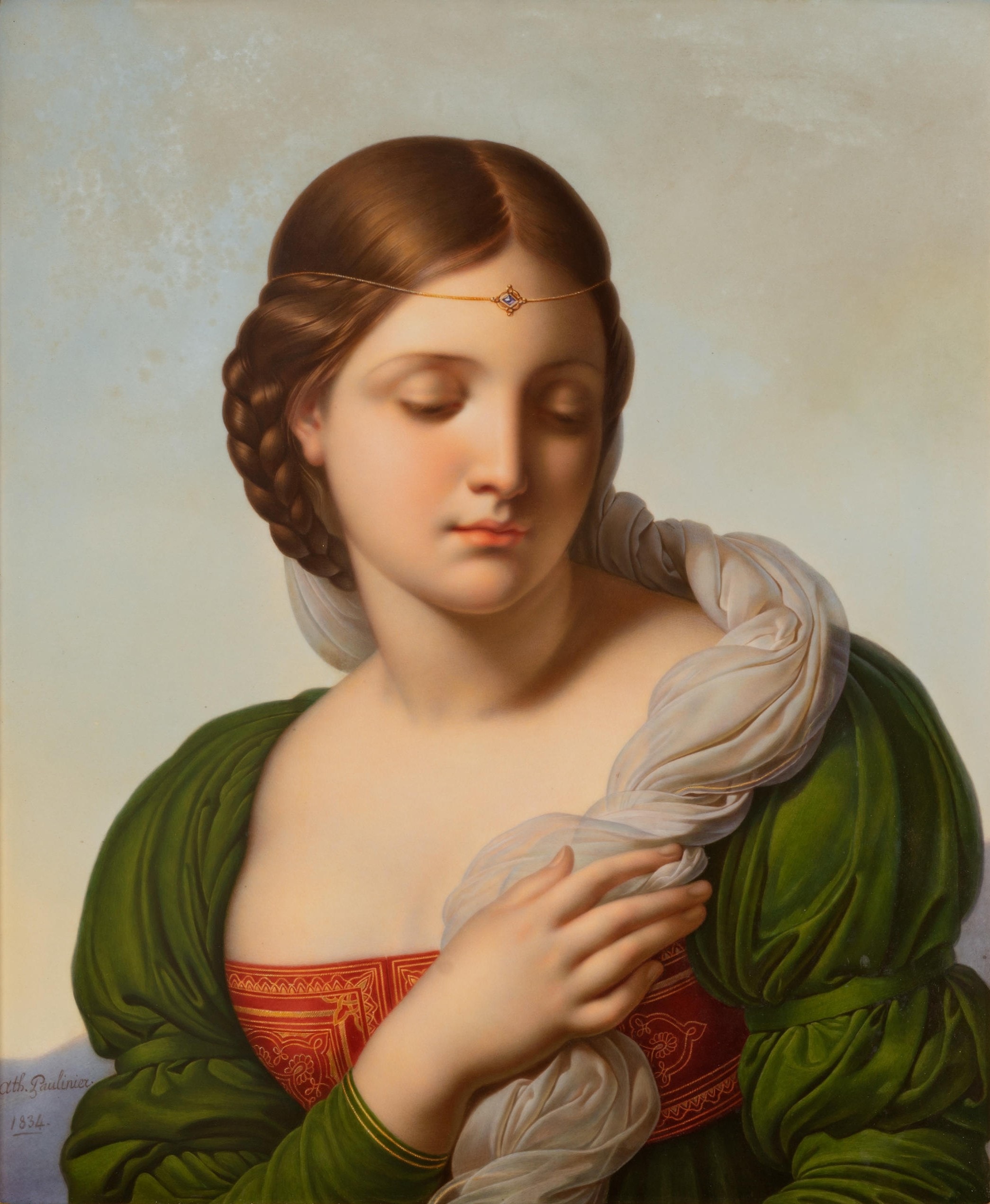 Head of the Virgin by Anne-Louis Girodet