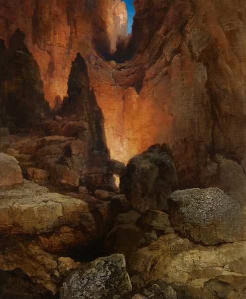 A Side Canyon, Grand Canyon of Arizona by Thomas Moran