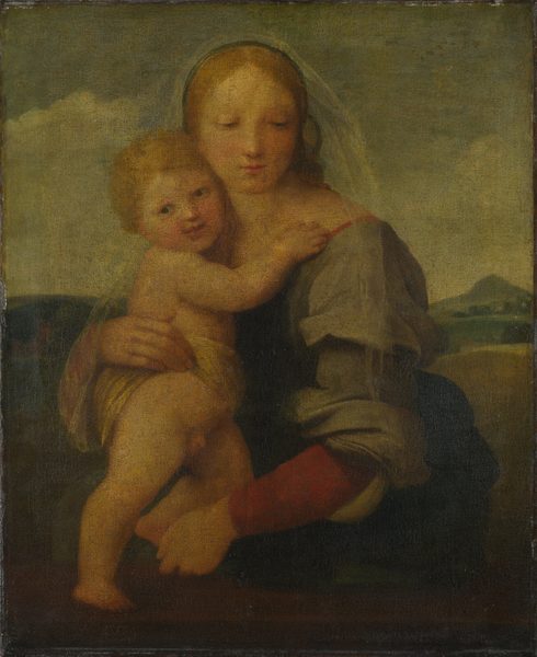 The Madonna and Child (The Mackintosh Madonna) by Raphael