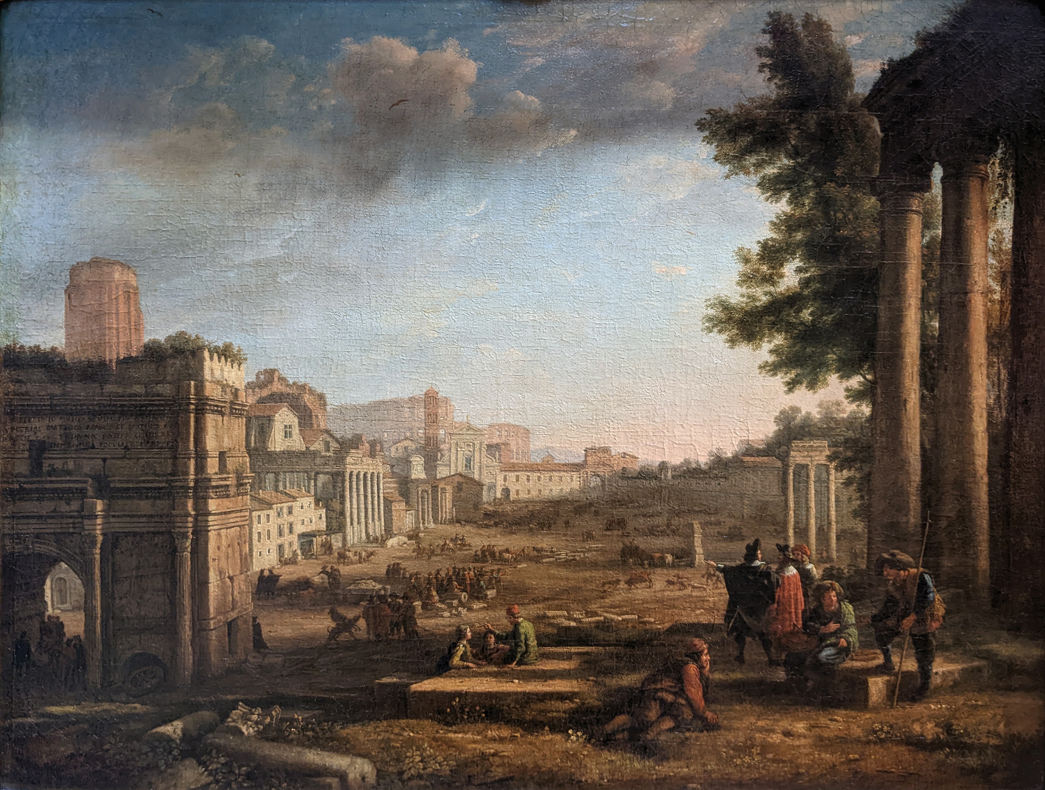 Vue du Campo Vaccino - Claude Gellée dit le Lorrain - Louvre - INV 4713 ; MR 1741 by Shonagon