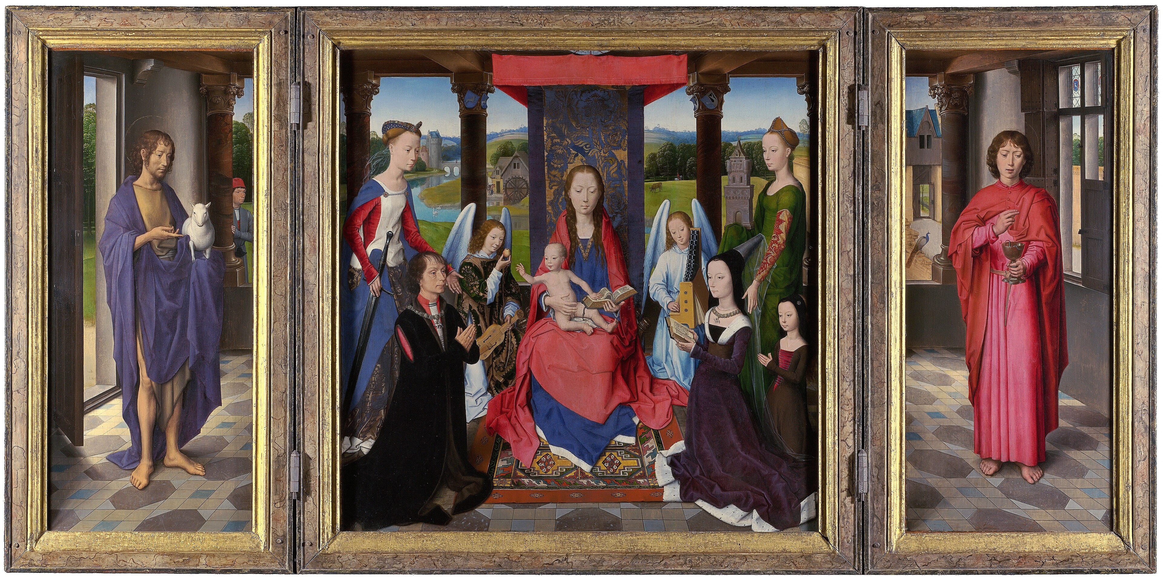 Marienaltar des Sir John Donne of Kidwelly by Hans Memling