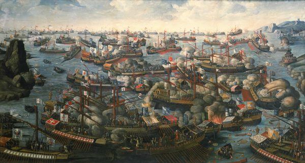 The Battle of Lepanto of 1571 by Unidentified painter
