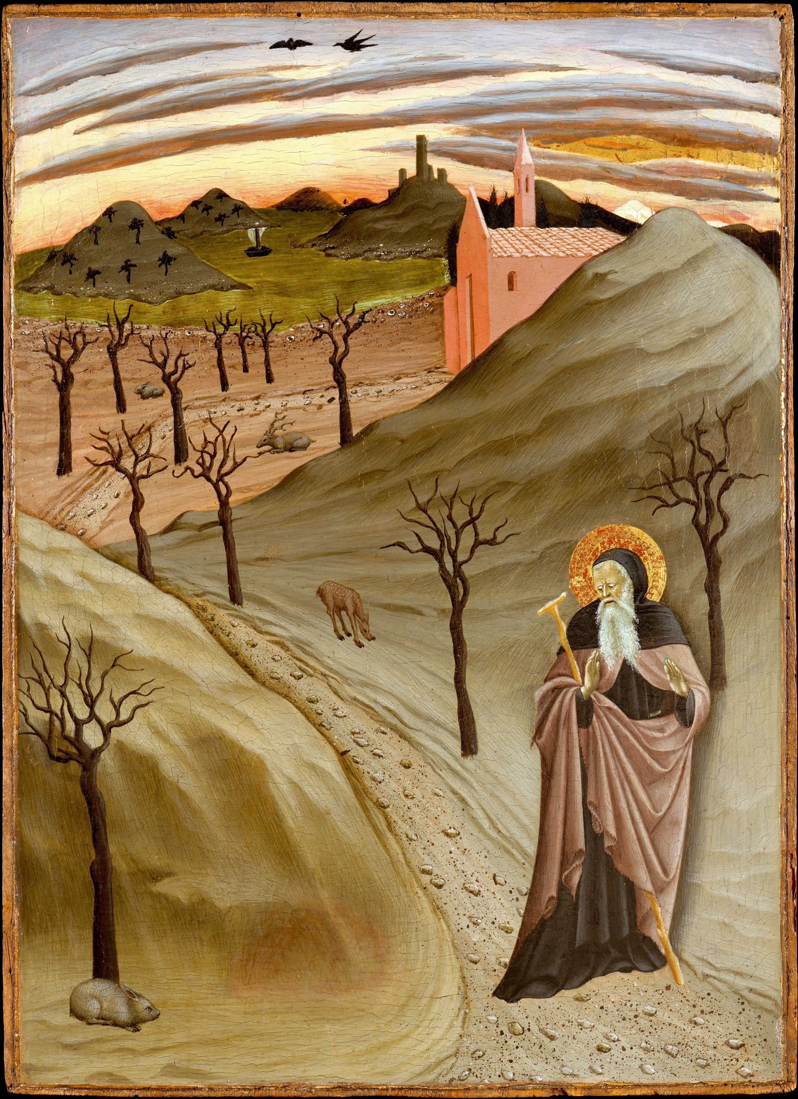 Saint Anthony the Abbot in the Wilderness by Master of the Osservanza