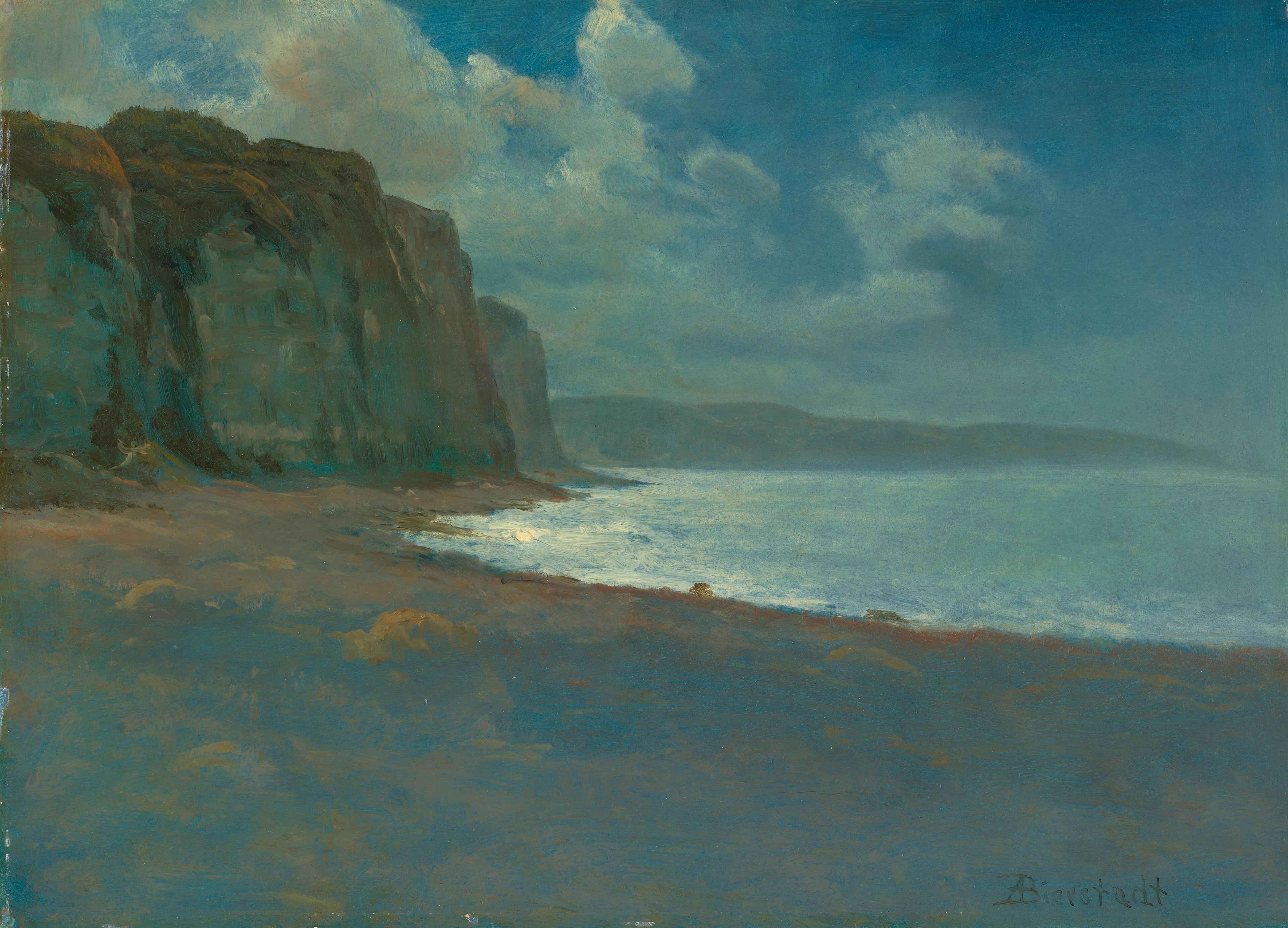 Coast of San Mateo County by Albert Bierstadt