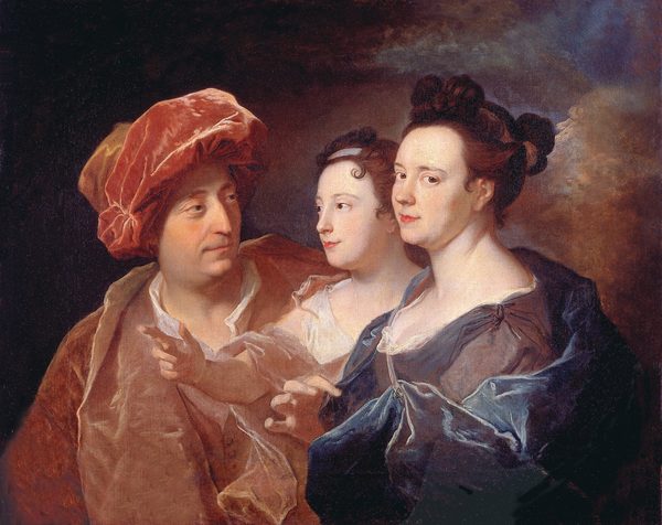 La famille Laffite by Hyacinthe Rigaud
