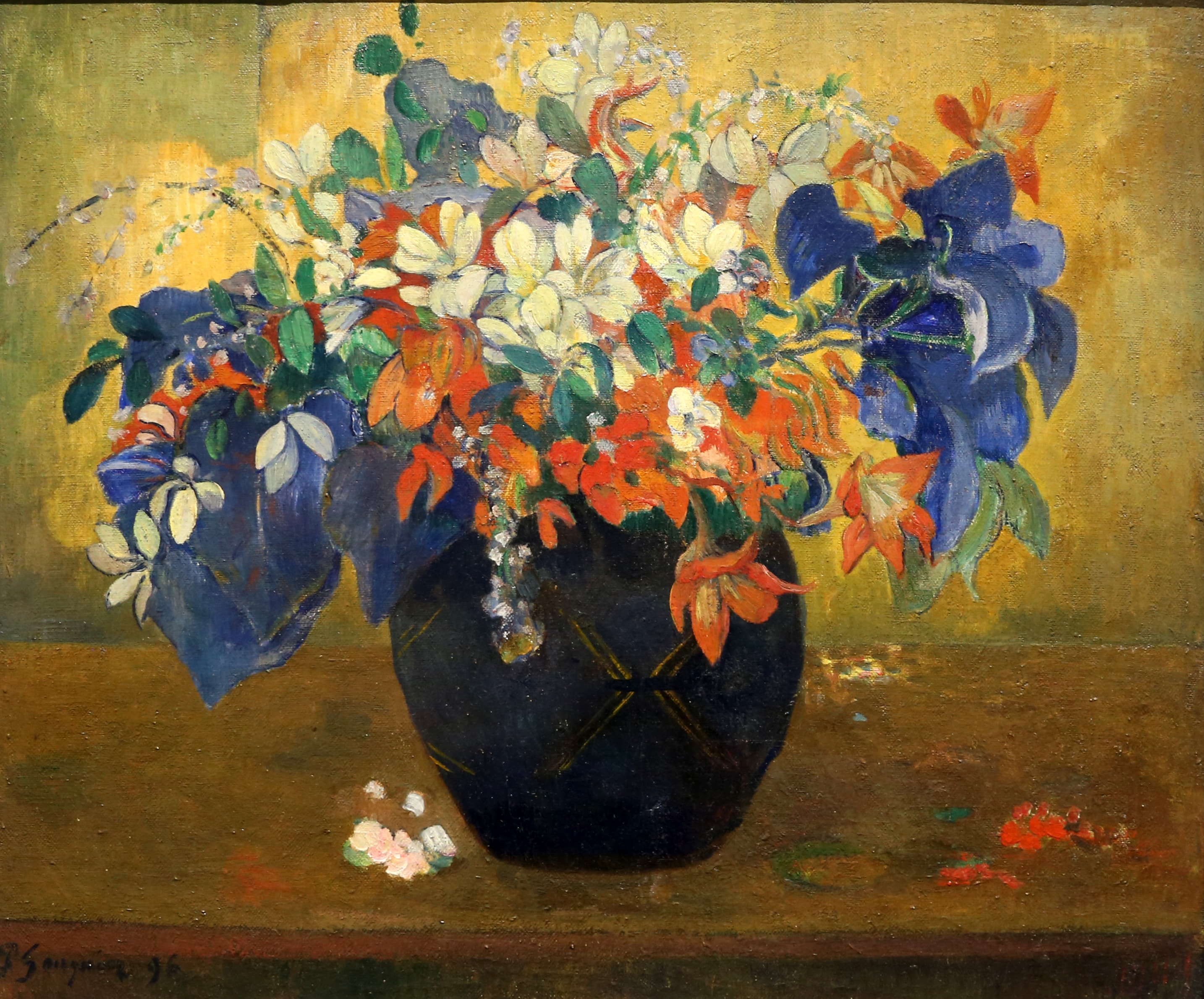 Paul Gauguin vaso di fiori, 1896 (cropped) by Sailko