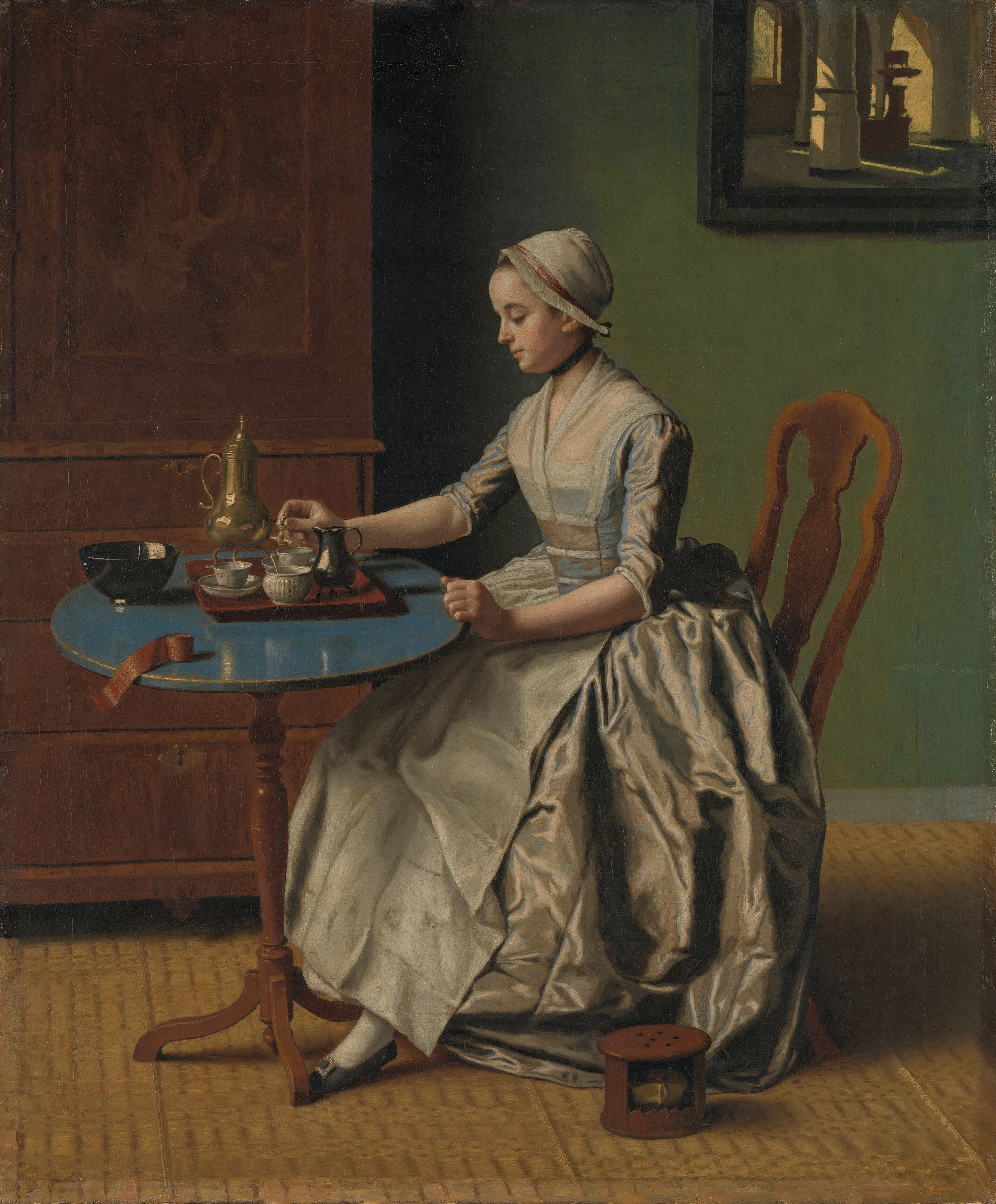 Dutch Girl at Breakfast by Jean-Étienne Liotard