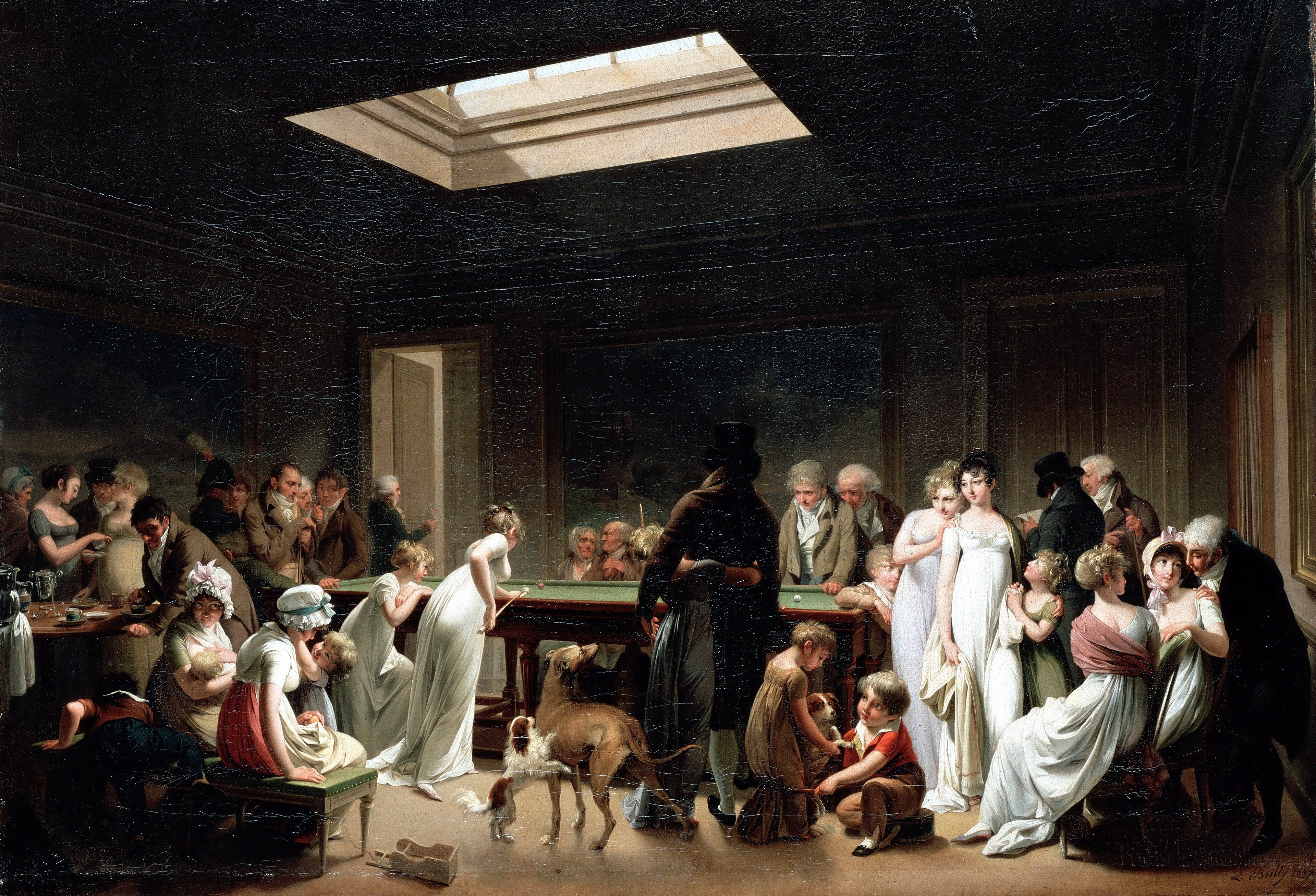 Game of Billiards by Louis-Léopold Boilly