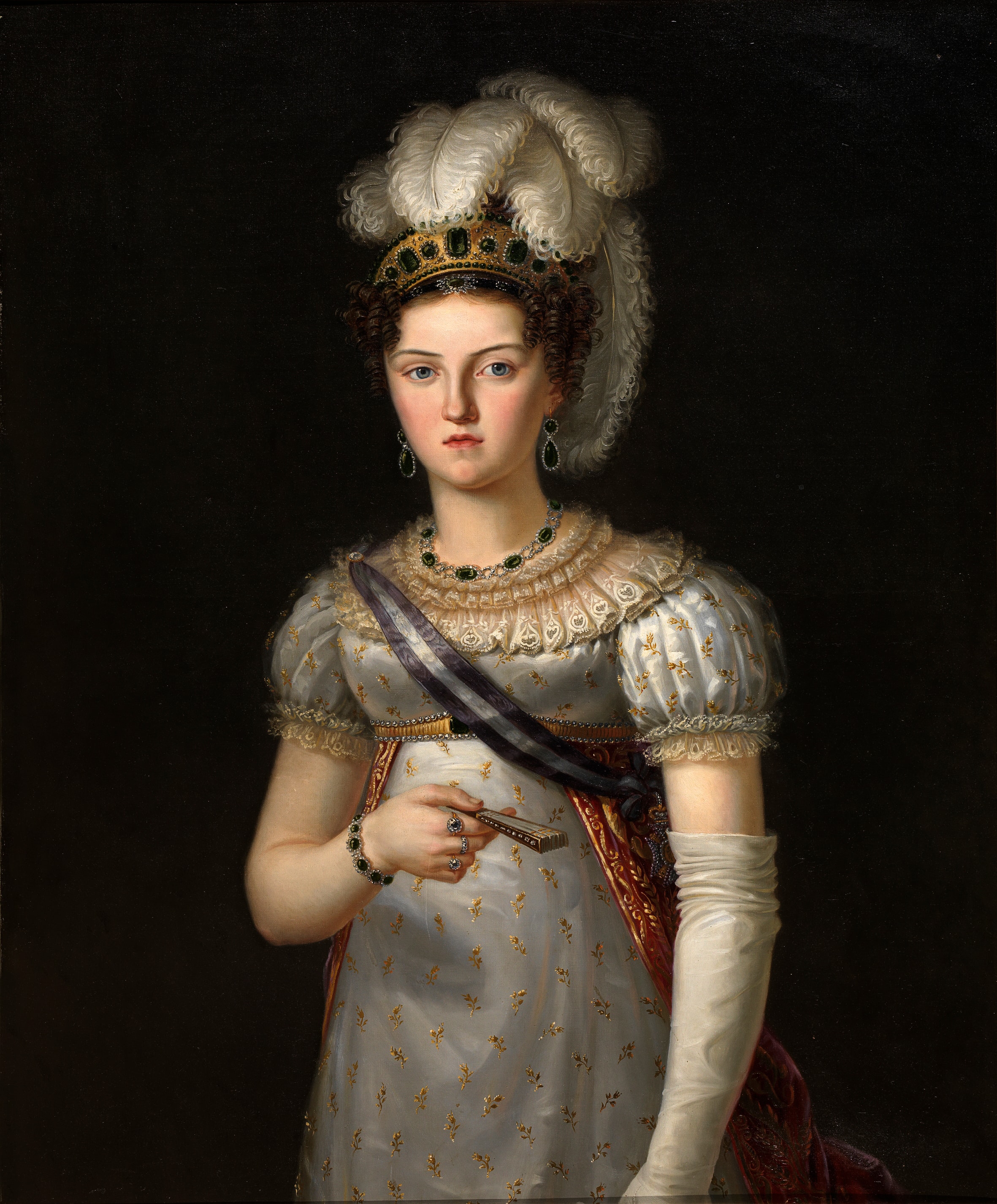 Maria Josepha Amalia of Saxony, Queen of Spain, third wife of Ferdinand VII by Francisco Lacoma Sans