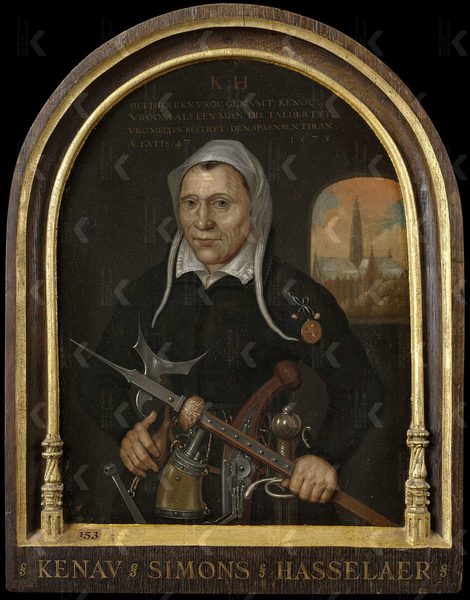 Portrait of Kenau Simonsdr. Hasselaer (1526-1588) by Adam Willaerts