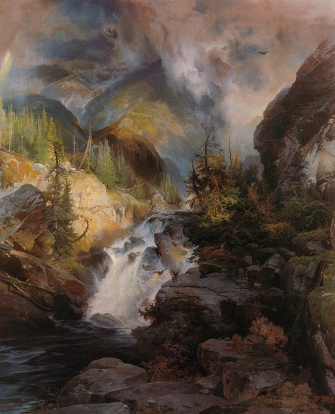 Children of the Mountain by Thomas Moran