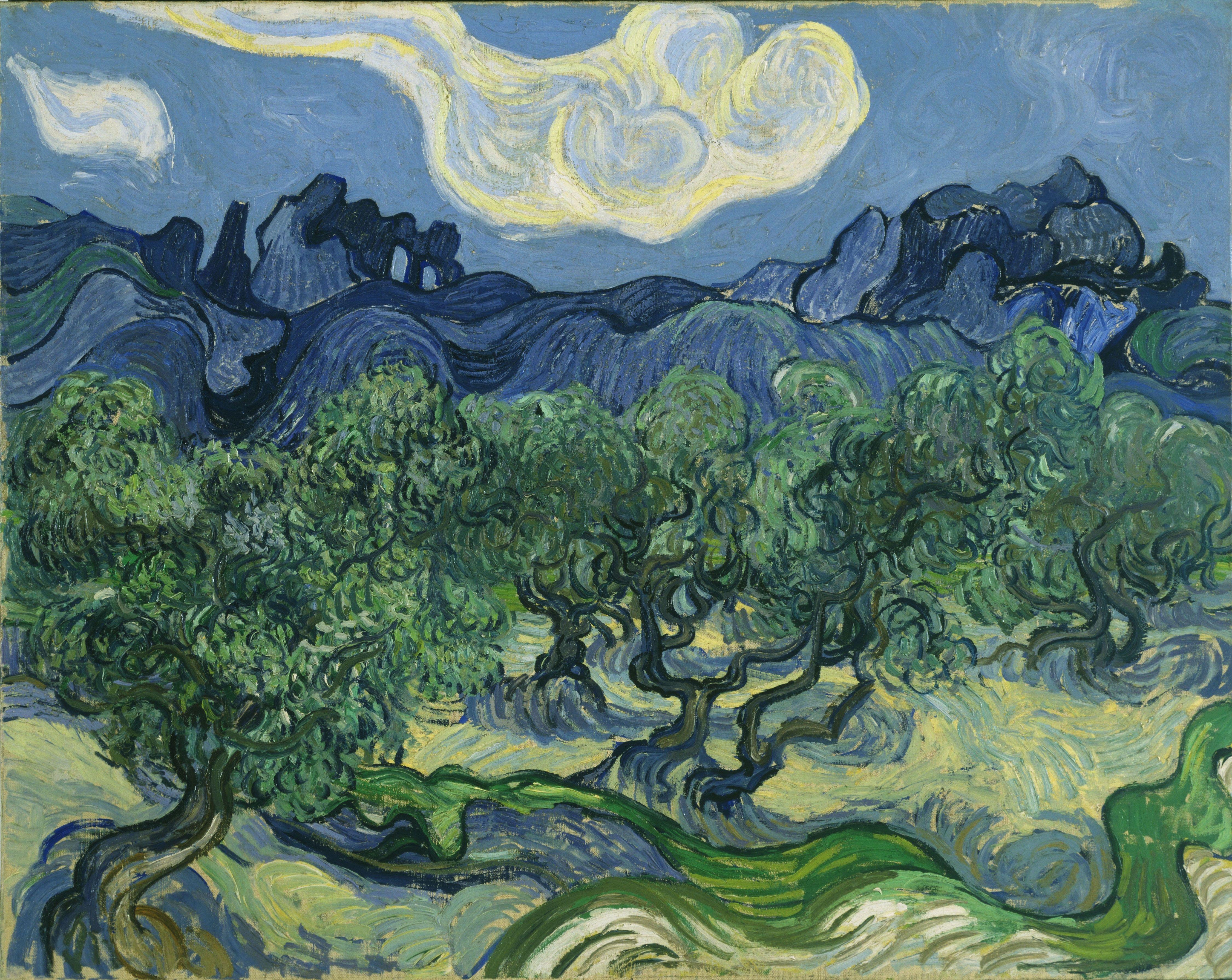 The Olive Trees, 1889-06, by Vincent van Gogh