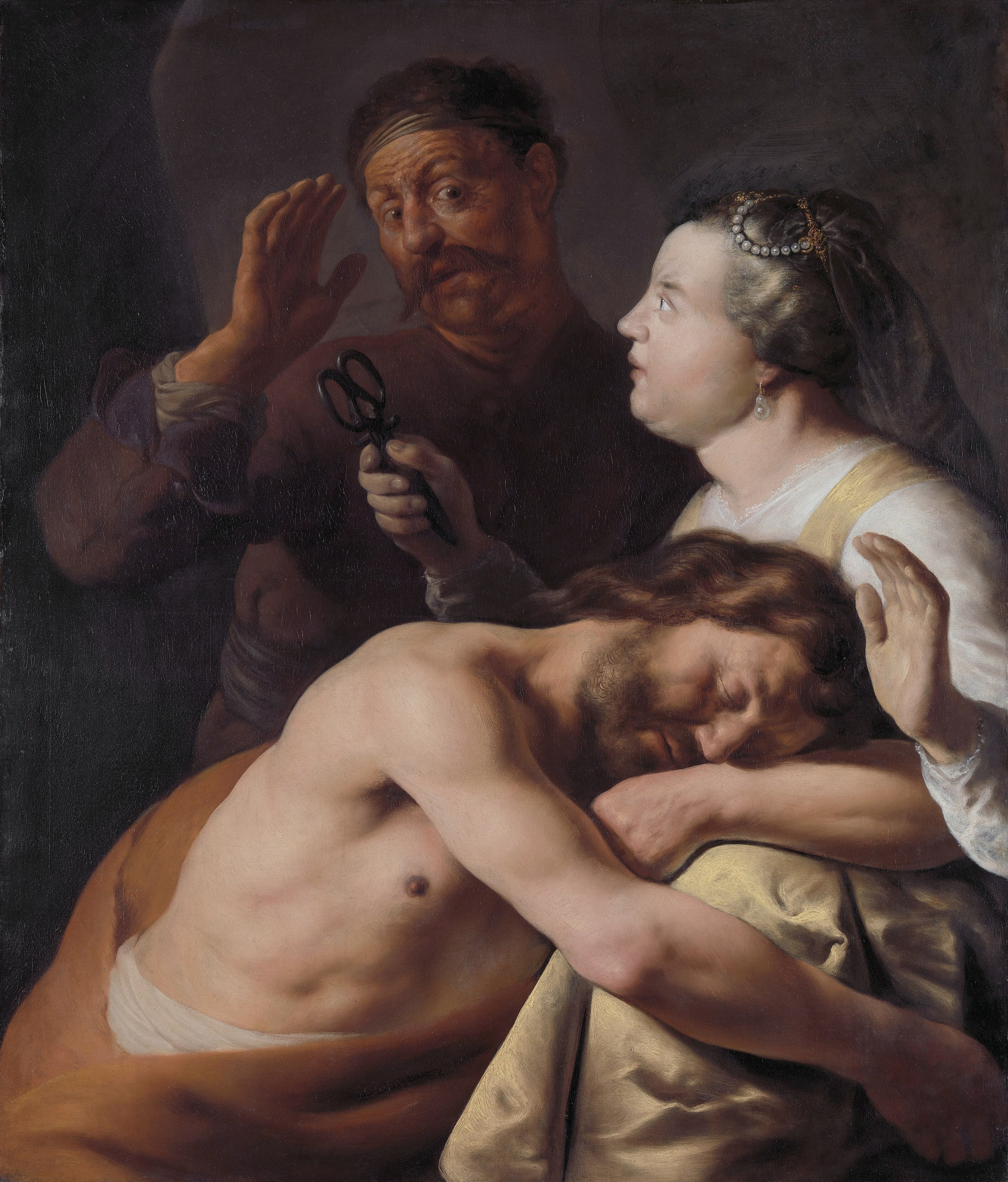 Samson and Delilah by Jan Lievens