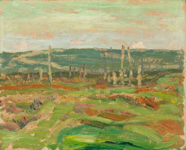 Vimy Ridge from Souchez Valley (Sketch) by A. Y. Jackson