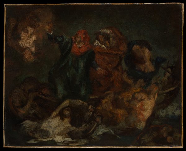Copy after Delacroix's "Bark of Dante"