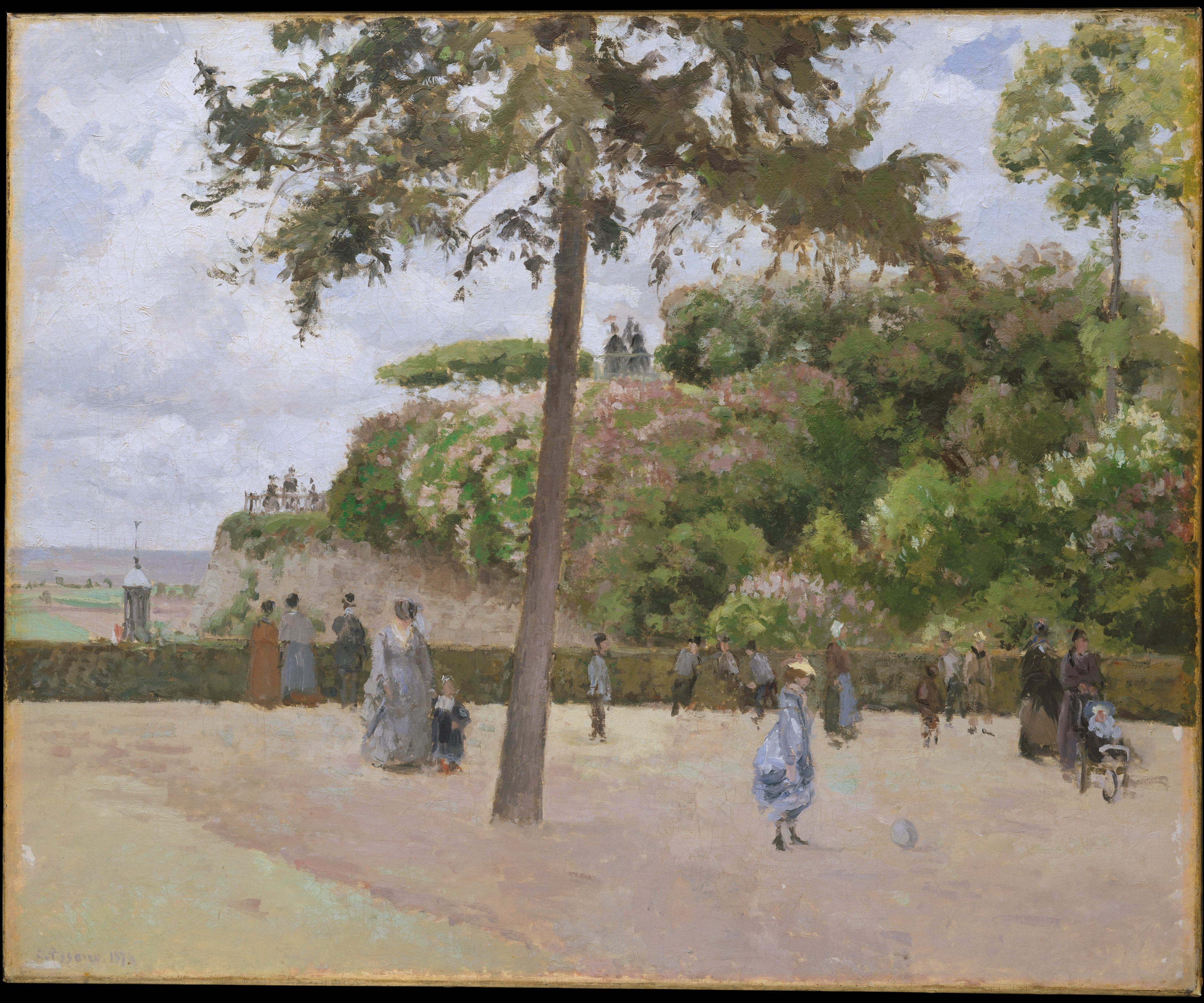 The Public Garden at Pontoise