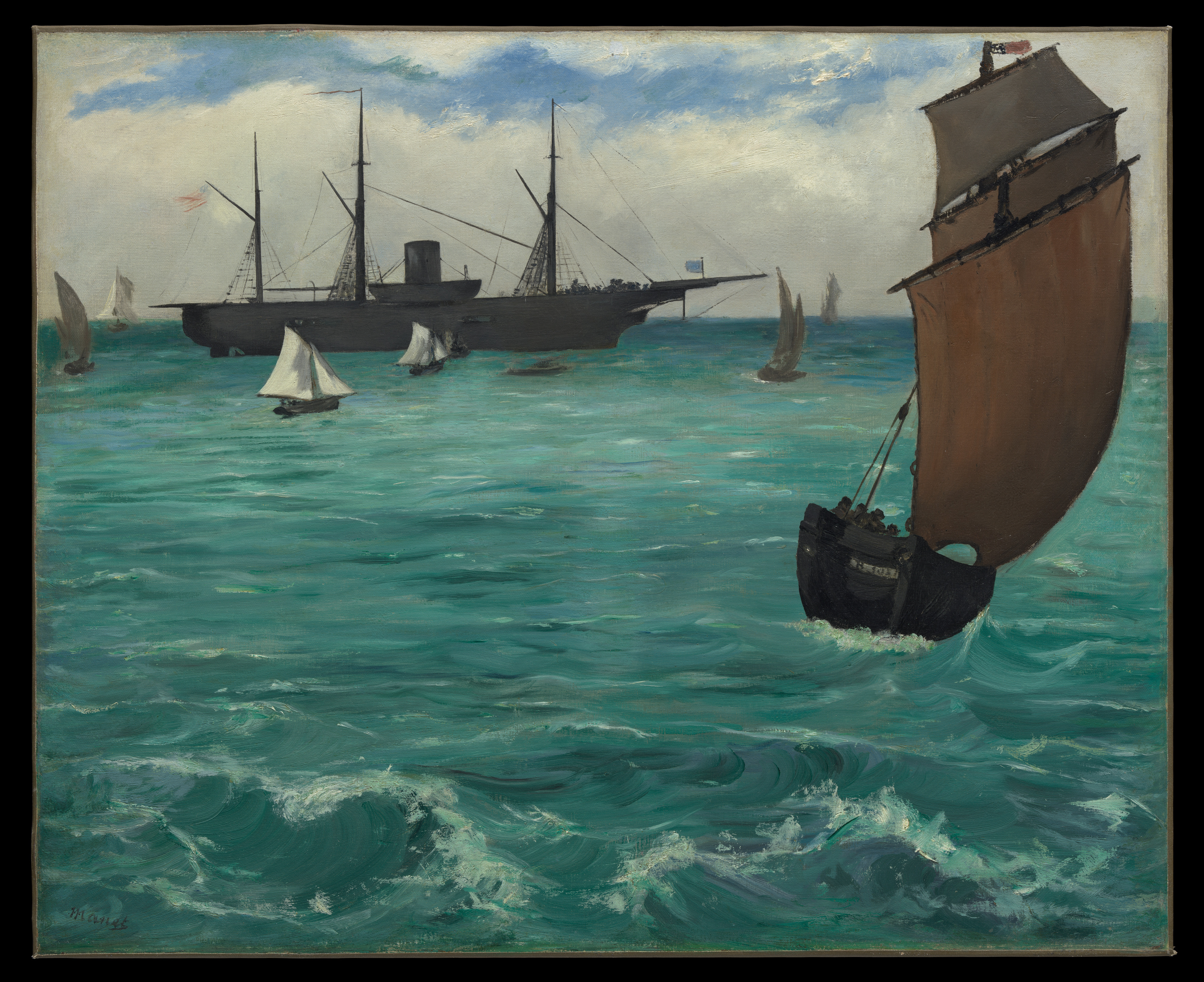 The "Kearsarge" at Boulogne