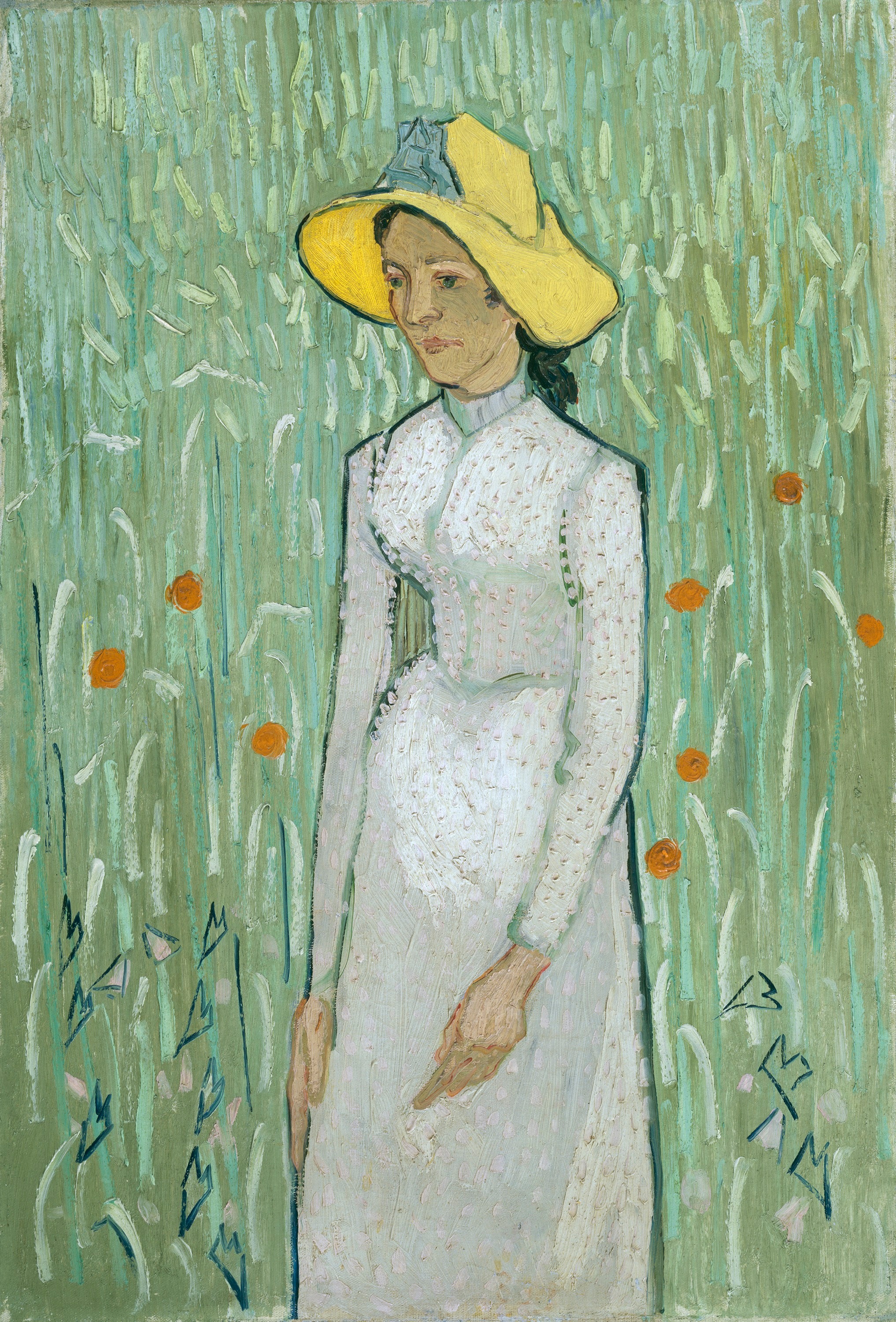 Girl in White, 1890, by Vincent van Gogh
