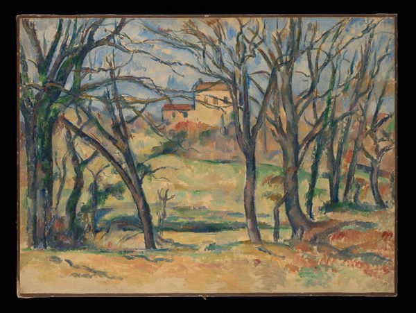 Trees and Houses Near the Jas de Bouffan