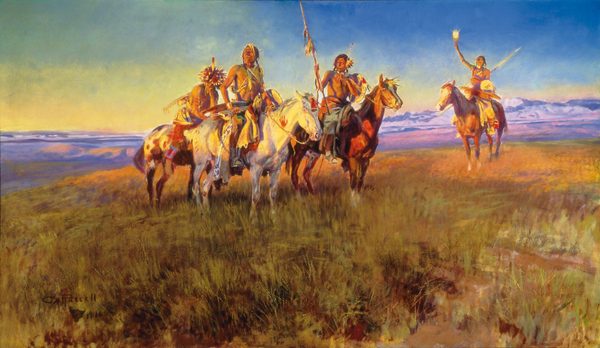 Red Man’s Wireless by Charles Marion Russell