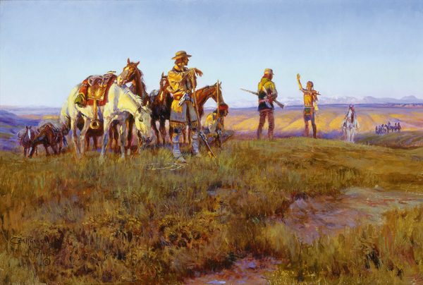 Wildman’s Truce – Pipe Of Peace by Charles Marion Russell