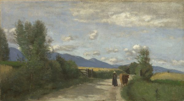 Dardagny, Morning by Jean-Baptiste Camille Corot