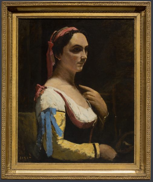 Italian Woman by Jean-Baptiste Camille Corot