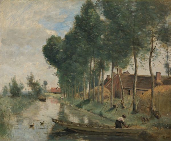 Landscape at Arleux-du-Nord by Jean-Baptiste Camille Corot