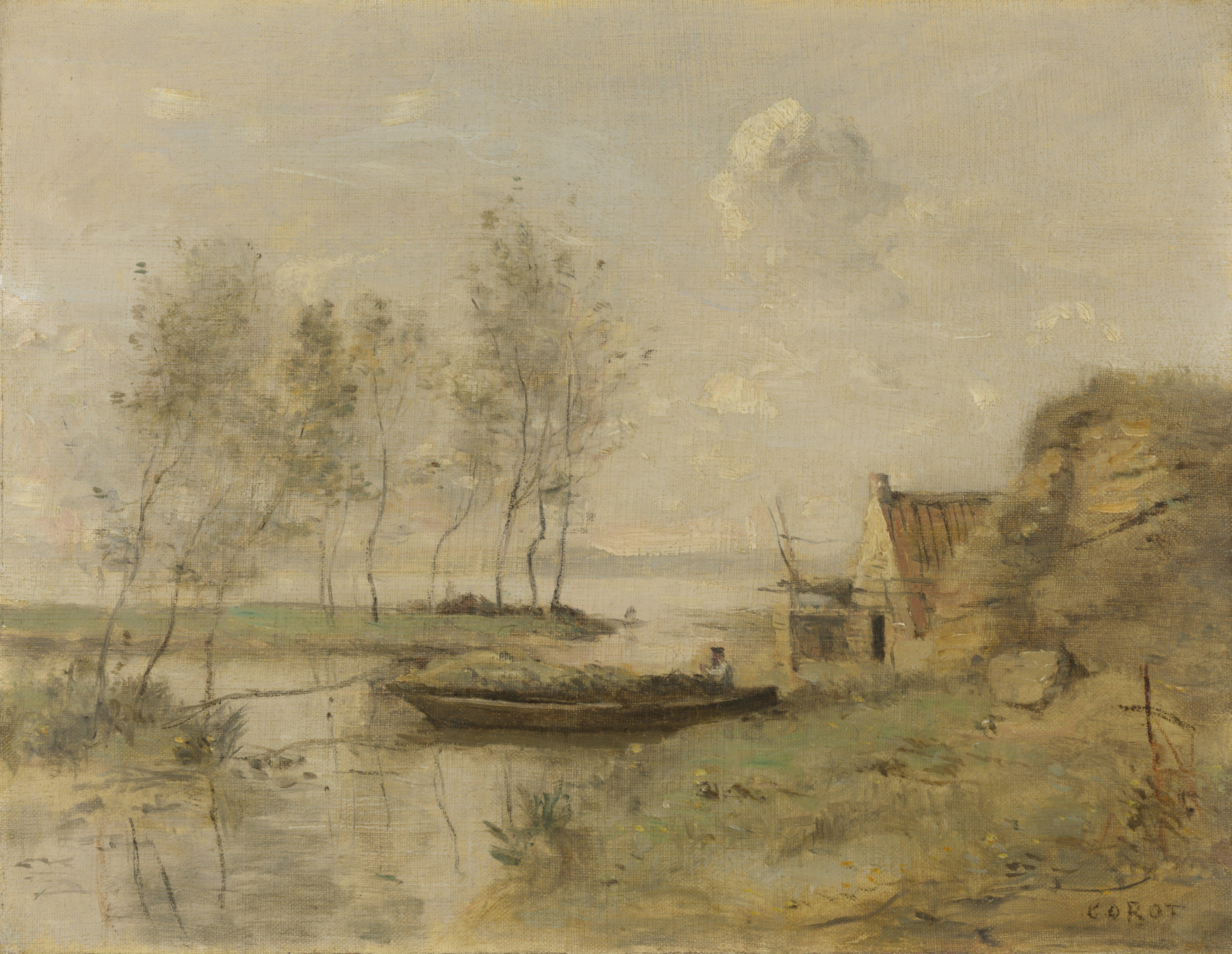 Souvenir of Palluel by Jean-Baptiste Camille Corot