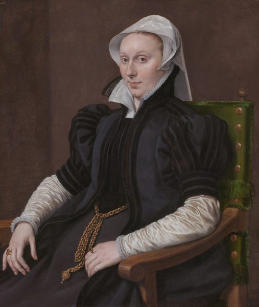 Portrait of Anne Fernely . [ 1 ] Alternative title(s): Portrait of Anne Fernely. Wife of Sir Thomas Gresham . [ 2 ] Anne Fernel, the Wife of Sir Thomas Gresham . [ 3 ] by Antonis Mor