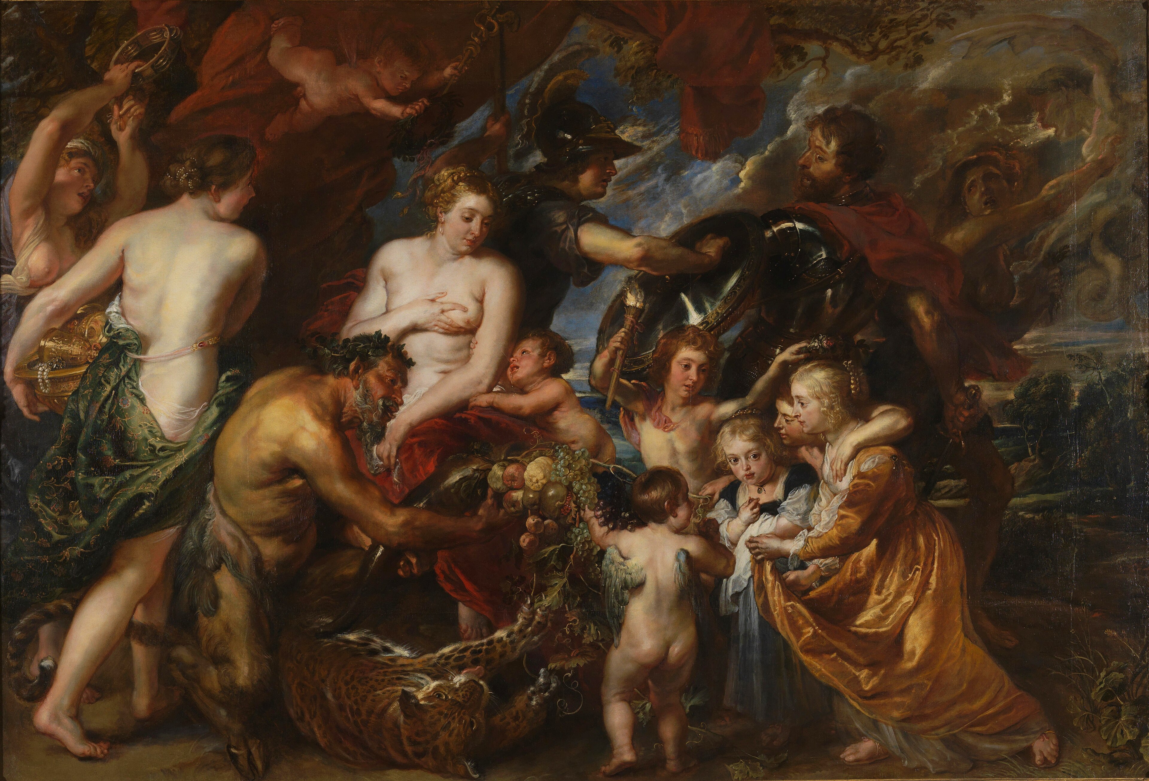 Minerva protects Pax from Mars (Peace and War) by Peter Paul Rubens