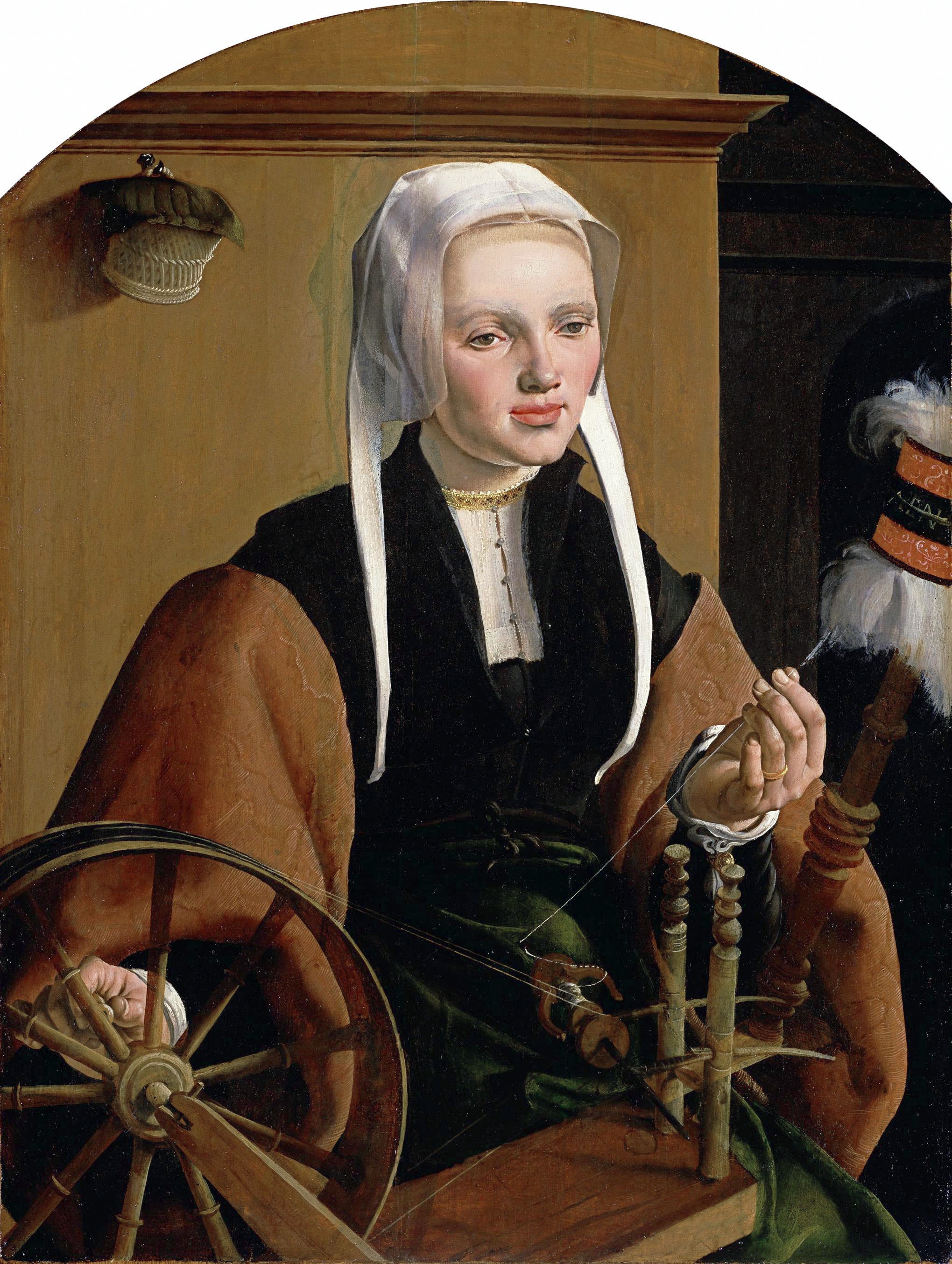 Portrait of (possibly) Anna Codde, wife of Pieter Gerritsz Bicker by Maarten van Heemskerck